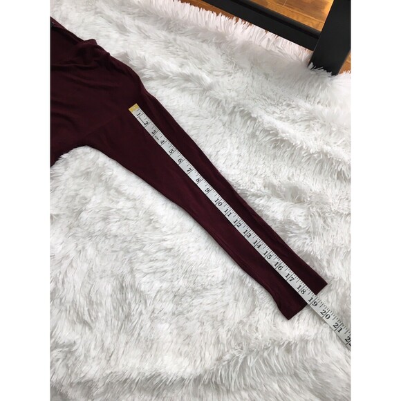 INC Shirt Long Sleeves Burgundy V-Neck Casual Pullover Size S - Picture 5 of 11